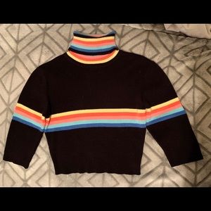 Unif cropped turtleneck